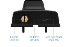 khoa dien tu hafele pp8100 912 2 - Khóa điện tử Vân tay + Bluetooth Hafele PP8100 912.20.260