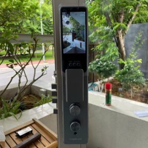 khoa dien tu kassler kl 889 cnc blue gray 1 - Khóa điện tử Kassler KL-889 CNC Blue Gray APP, Face ID tiêu chuẩn Đức