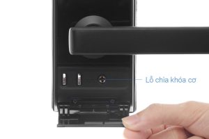 khoa dien tu van tay hafele el9000 tcs 912 5 - [SALE 31%] Khóa điện tử vân tay Hafele EL9000-TCS Màu đen 912.05.378