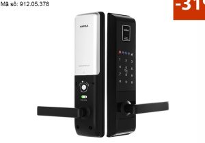[SALE 31%] Khóa điện tử vân tay Hafele EL9000-TCS Màu đen 912.05.378