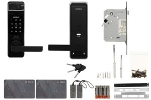 khoa van tay hafele el7700 tcs 912 1 - Khóa điện tử vân tay Hafele EL7700-TCS 912.05.584 – Thân khóa lớn
