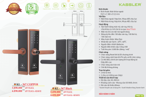 khoa van tay kassler kl 567 black app 3 - Khóa vân tay Kassler KL-567 Black App tiêu chuẩn Đức