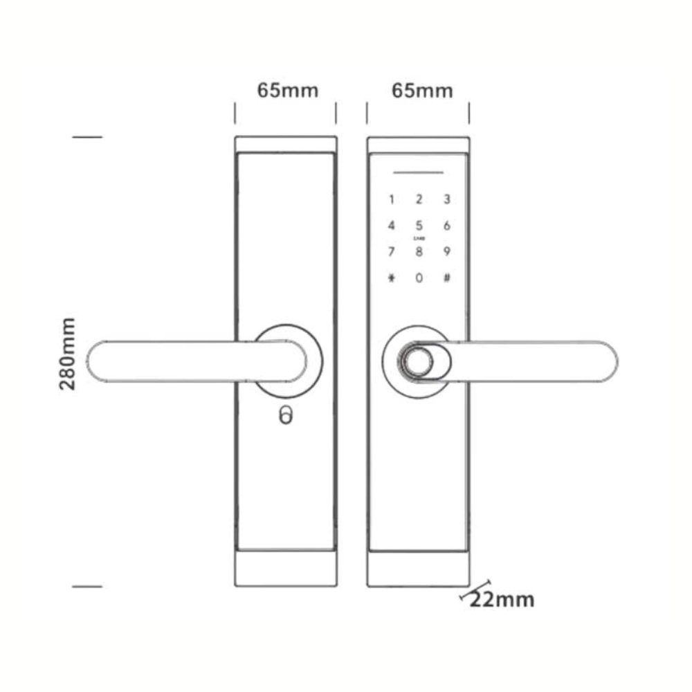 khoa van tay kassler kl 567 copper app 3 - Khóa vân tay Kassler KL-567 Copper App tiêu chuẩn Đức Khóa vân tay Kassler KL-567 Copper App tiêu chuẩn Đức