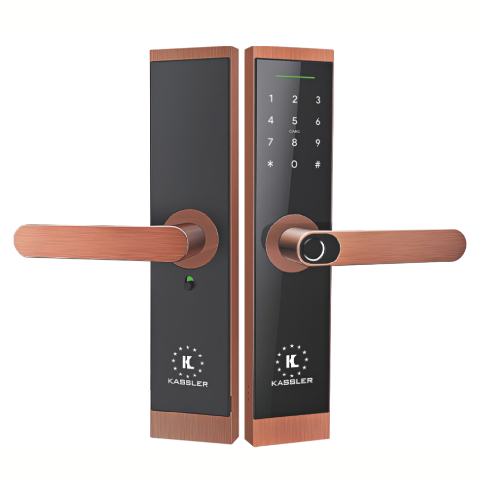 khoa van tay kassler kl 567 copper app remote 4 - Khóa vân tay Kassler KL-567 Copper App, Remote tiêu chuẩn Đức Khóa vân tay Kassler KL-567 Copper App, Remote tiêu chuẩn Đức