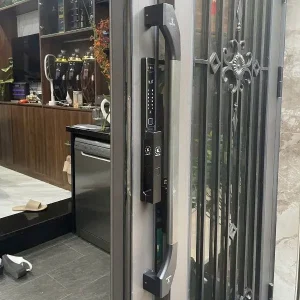 khoa van tay kassler kl 599 cnc 02 black6 - Khóa vân tay cửa nhôm Kassler KL-599 CNC-02 BLACK APP, Face ID tiêu chuẩn Đức