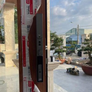 khoa van tay kassler kl 599 cnc vf grey 3 - Khóa vân tay cửa nhôm Kassler KL-599 CNC-VF Grey App tiêu chuẩn Đức