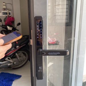 khoa van tay kassler kl 599 lx black app remote 3 - Khóa vân tay cửa nhôm Kassler KL-599 LX BLACK APP, Remote tiêu chuẩn Đức