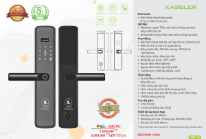 khoa van tay kassler kl 600 pg tieu chuan duc 1 - Khóa vân tay Kassler KL-600 PG tiêu chuẩn Đức