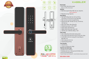 khoa van tay kassler kl 669 copper app - Khóa vân tay Kassler KL-669 Copper App tiêu chuẩn Đức khoa van tay kassler kl 669 copper app - Khóa vân tay Kassler KL-669 Copper App tiêu chuẩn Đức