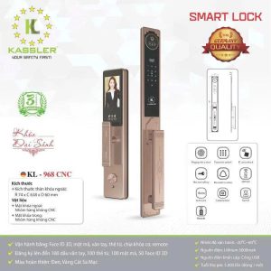 khoa van tay kassler kl 968 cnc coffee app remote 1 - Khóa vân tay Kassler KL-968 CNC COFFEE APP REMOTE tiêu chuẩn Đức
