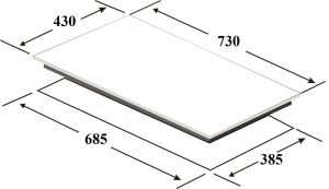 kich thuoc bep dien tu assisi as mix331 2 - Bếp từ Assisi AS-DIH739