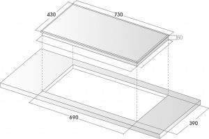 kich thuoc bep dien tu sevilla sv 289ts - Bếp điện từ Sevilla SV-289TS