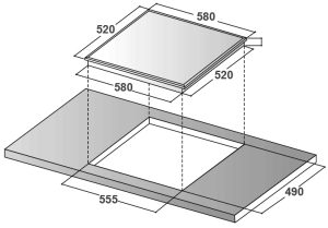 kich thuoc bep dien tu sevilla sv 637ic - Bếp điện từ Sevilla SV-637IC