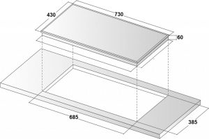 Bếp ga âm Binova BI-382-DH