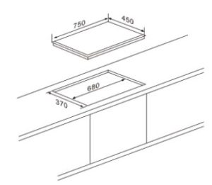Bếp ga âm Newera NE7503GH