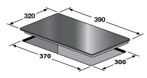 kich thuoc bep hong ngoai canzy cz 1088ih - Bếp hồng ngoại Canzy CZ-1088IH