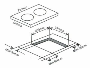 kich thuoc bep tu arber ab 2021 - Bếp từ Arber AB-2021