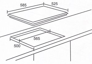 kich thuoc bep tu arber ab 445s - Bếp từ Arber AB-445S