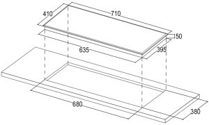 kich thuoc bep tu cao cap bauer be 326ses - Bếp điện từ Bauer BE-326SES