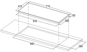 kich thuoc bep tu cao cap bauer be 32ses - Bếp điện từ Bauer BE-32SES