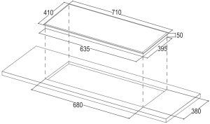 kich thuoc bep tu cao cap bauer be 32ss - Bếp từ Bauer BE-32SS
