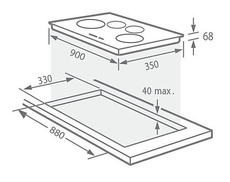 kich thuoc bep tu giovani g 490ts - Bếp từ Giovani G-490 TS kich thuoc bep tu giovani g 490ts - Bếp từ Giovani G-490 TS