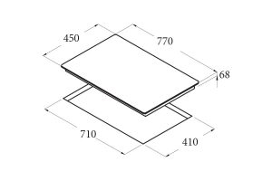 kich thuoc bep tu ib 772 - Bếp từ Cata IB 772