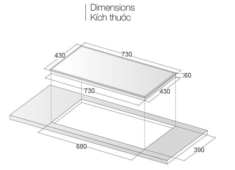 kich thuoc bep tu napoliz itc536 - Bếp từ Napoliz ITC536 kich thuoc bep tu napoliz itc536 - Bếp từ Napoliz ITC536