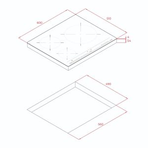 Bếp từ Teka IBC 63010 MSS 112520006 3 Mặt Bếp