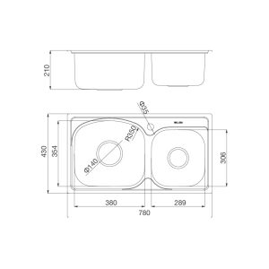 Chậu rửa Malloca MS 1011P