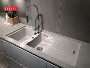 kich thuoc chau rua carysil tip1 2 - Chậu rửa Carysil TIP1 màu Arena