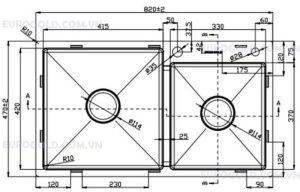 kich thuoc chau rua eurogold eus38247 - Chậu rửa Eurogold EUS38247 kich thuoc chau rua eurogold eus38247 - Chậu rửa Eurogold EUS38247