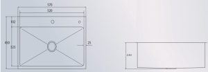 Chậu rửa Grob GS304-5745C