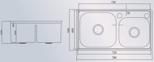 Chậu rửa Grob GS304-7843PD