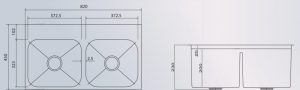 Chậu rửa Grob GS304-8245CC