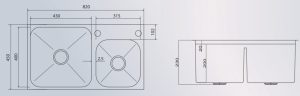 Chậu rửa Grob GS304-8245HD