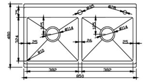 Chậu rửa Sobisung SB-8548