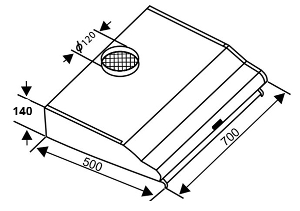 kich thuoc hut mui sevilla sv 270b - Máy hút mùi Sevilla SV-270 Black kich thuoc hut mui sevilla sv 270b - Máy hút mùi Sevilla SV-270 Black