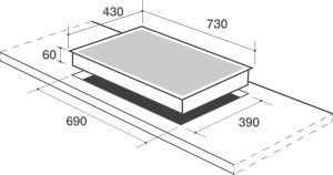 kich thuoc kich thuoc bep tu latino lt 578 plus x - Bếp từ Latino LT-I578 Plus X