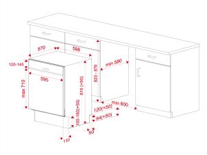 kich thuoc lap dat may rua bat teka dsi 76850 ss - Máy rửa chén Teka DSI 46750 SS 114270011