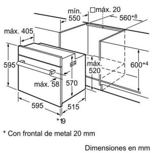 Lò nướng Bosch HBG42R350E