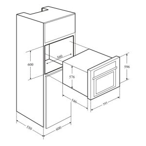 kich thuoc lo nuong eurosun eov72tft - Lò nướng Eurosun EOV72TFT