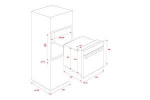 kich thuoc lo nuong hsb 635 1 - Lò Nướng Teka HSB 635 41560140