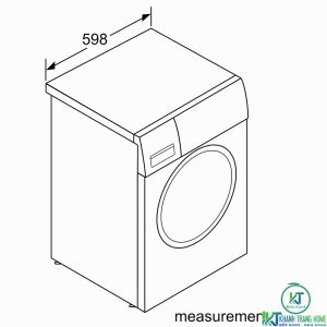 kich thuoc may giat bosch wat28482sg - MÁY GIẶT CỬA TRƯỚC BOSCH WAT28482SG SERIE 6 9KG 1400RPM