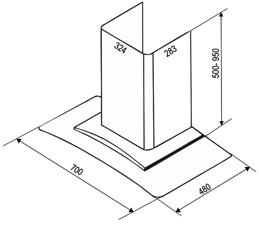 kich thuoc may hut mui bauer bc 70sbl - Máy hút mùi Bauer BC-70SBL kich thuoc may hut mui bauer bc 70sbl - Máy hút mùi Bauer BC-70SBL