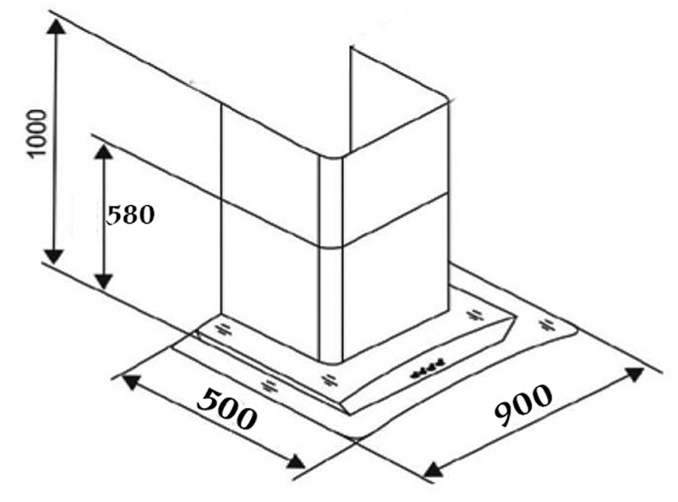 kich thuoc may hut mui chefs eh caspia90t - Máy hút mùi Chefs EH-Caspia90T kich thuoc may hut mui chefs eh caspia90t - Máy hút mùi Chefs EH-Caspia90T