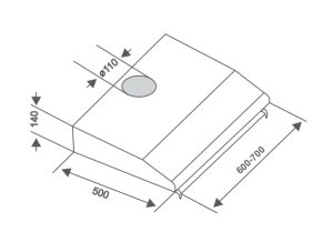 Máy hút mùi Ebox E-2070B/60
