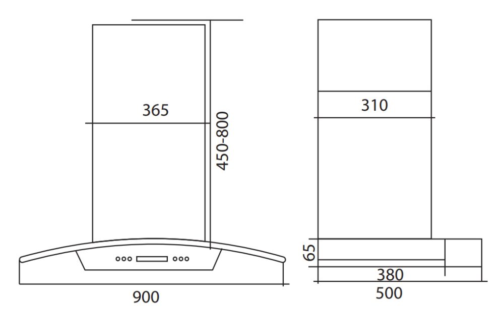 kich thuoc may hut mui giovani g 9304 rst - Máy hút mùi Giovani G-9430 RST kich thuoc may hut mui giovani g 9304 rst - Máy hút mùi Giovani G-9430 RST
