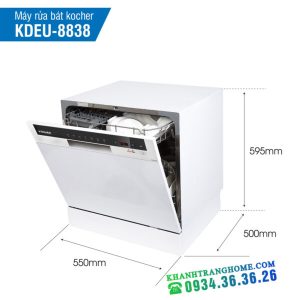 kich thuoc may rua bat 8838 1 - Máy rửa bát Kocher KDEU-8838 kich thuoc may rua bat 8838 1 - Máy rửa bát Kocher KDEU-8838
