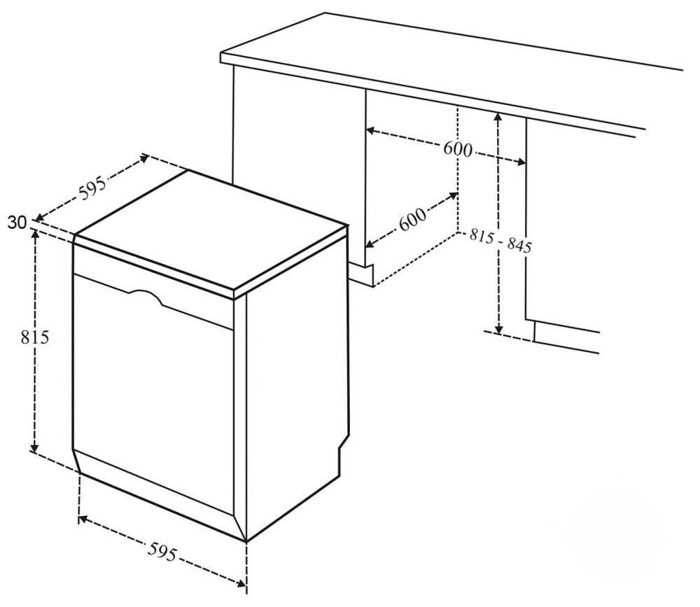 kich thuoc may rua bat faster sms633a - Máy rửa bát Faster SMS 633A kich thuoc may rua bat faster sms633a - Máy rửa bát Faster SMS 633A